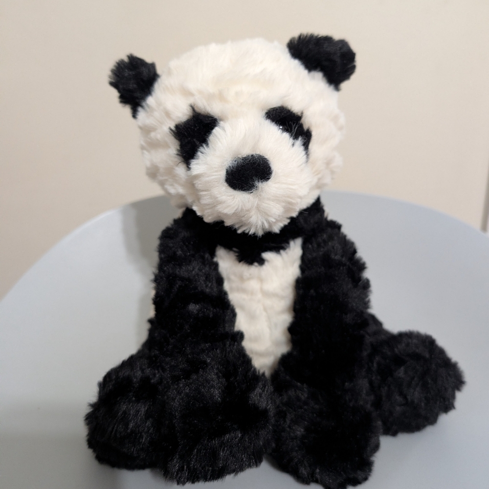 Jellycat Fuddlewuddle Panda Bear Medium Black & White Soft Toy Retired 11"